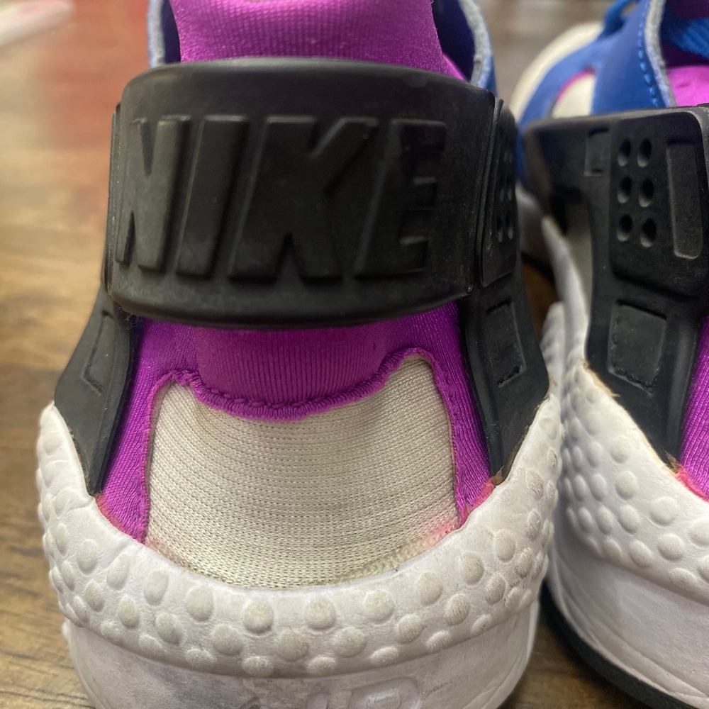 Nike Air Huarache Womens Sneakers Blue Purple White Black Running Shoes - Picture 6 of 11